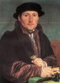 Unknown Young Man at his Office Desk Renaissance Hans Holbein the Younger